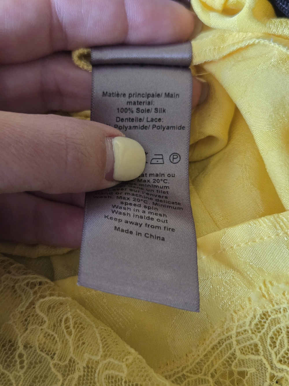 Zadig & Voltaire Citron Crystal Jac Leo Silk Camisole Dress - Picture 8 of 9